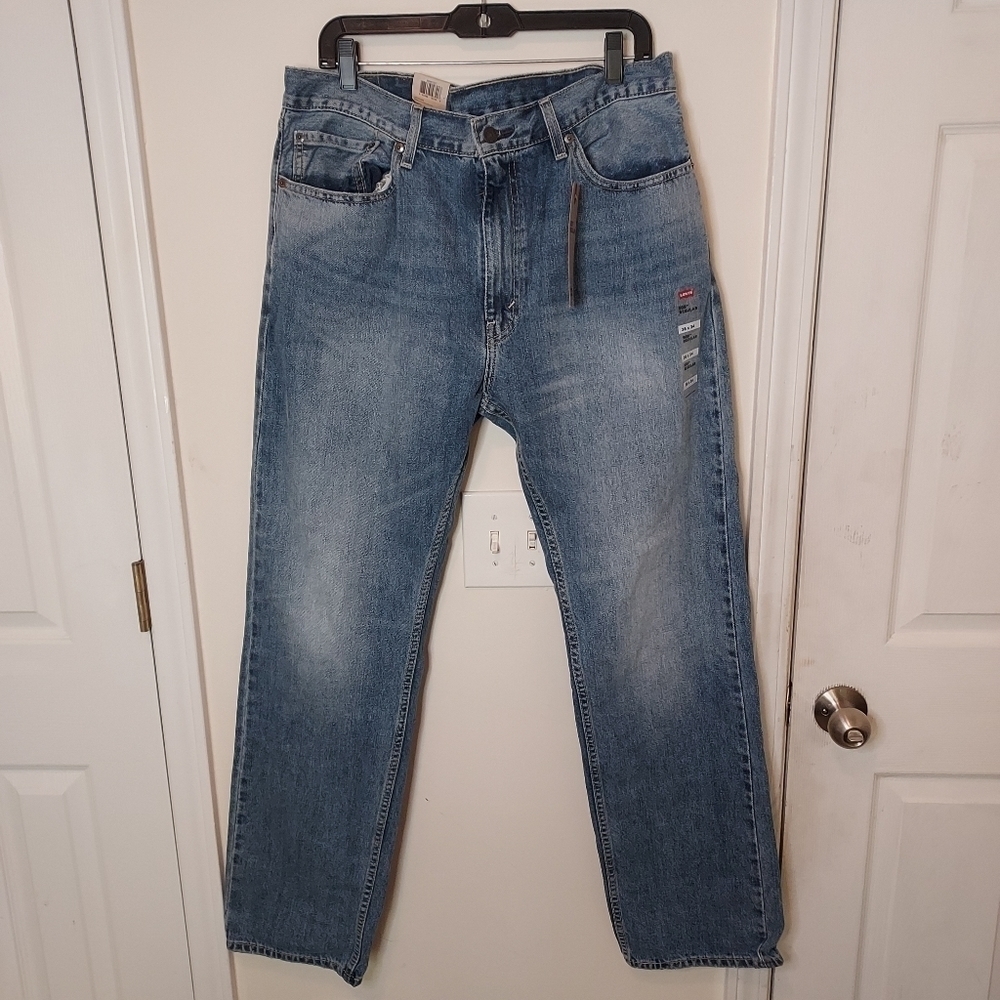 LEVI'S men's 505 straight leg jeans
